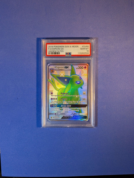 2019 Pokemon Sun & Moon FA/Espeon GX #SV60